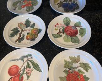 61. Set of 6 Portmeirion Plates (8.5")