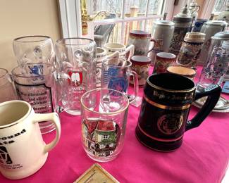 Collection of Beer Steins