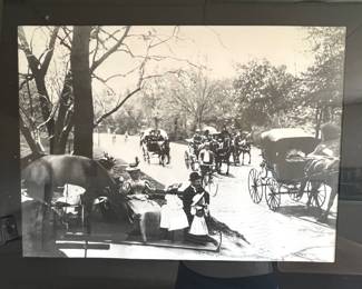 161. Framed Black and White Vintage Photgraph