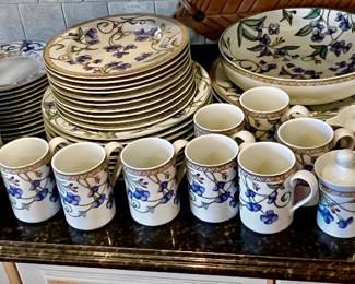 60. Dansk Umbrian Flowers Dinnerware Set (52pc)