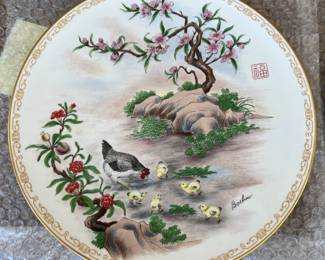 52.  Edward Boehm Studios Bone China Plate Collection, Set of 4