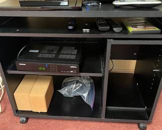 100. Media Cabinet (22.5" x 16" x 40.5")