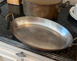 154.  Antique Copper Pots