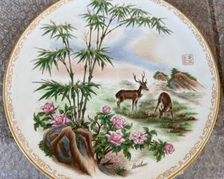 52.  Edward Boehm Studios Bone China Plate Collection, Set of 4