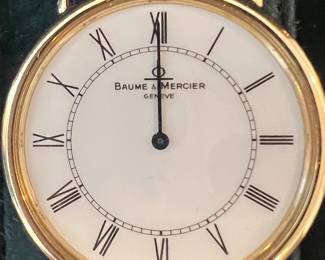 Baume & Mercier 14k Mens Gold Watch