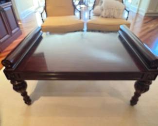 25. Century Furniture Coffee Table (46" x 32" x 23") (as is)