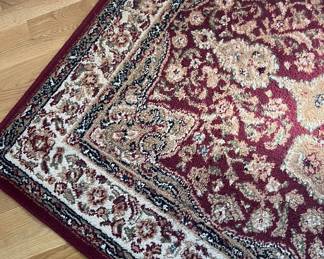 144d. Red and Tan Rug (3" x 5')