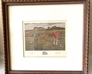 116. Framed Print of La Salle Partner Golf Invitational (11" x 10")