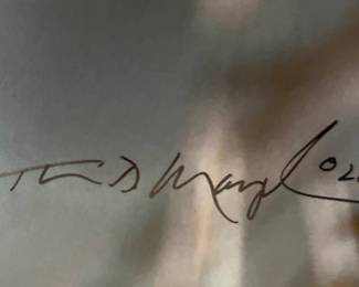 113. Signed Photograph by Thomas D Mangelsen (23 x 29")