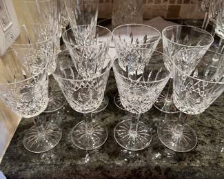 73. Waterford Large Goblet (8pc)