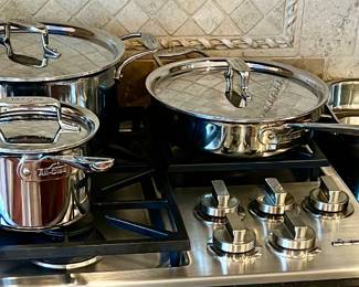 153.  ALL - CLAD Pots & Pans