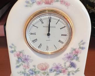 43. Wedgewood Ceramic Clock (3.5")