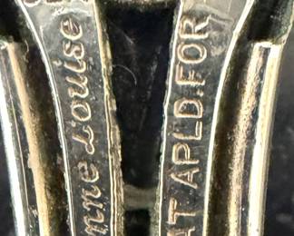 197. Bulova Art Deco Woman’s Watch W/Sapphire Accents, Anne Louise 12K GF