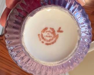 29.  Noritake Lavender Lusterware