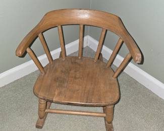 Vintage Child size rocking chair