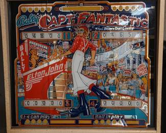 1976 Bally Captain Fantastic Pinball Machine