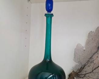 Murano Glass bottle with stopper