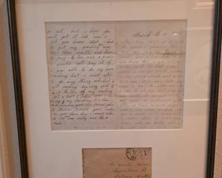 US Civil War era letter