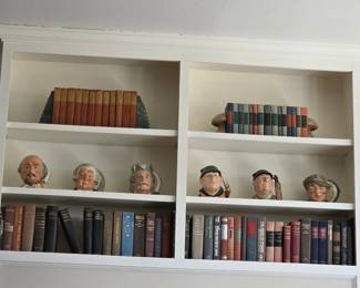 Toby Mugs and antique books