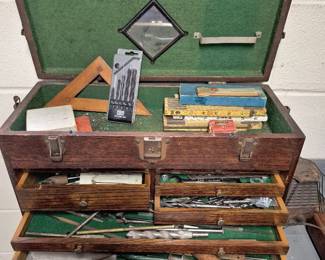 Vintage tool box contents