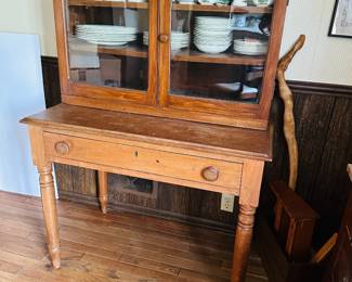 Several step-back cabinets