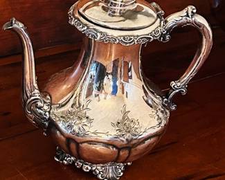 Beautiful silver plated  coffee server 