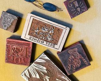 Old wooden stamps
