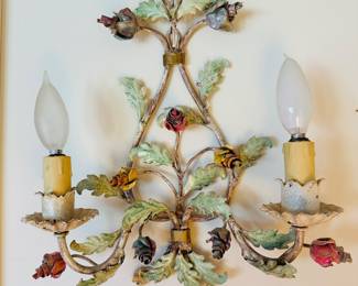 Wall sconces that match chandelier