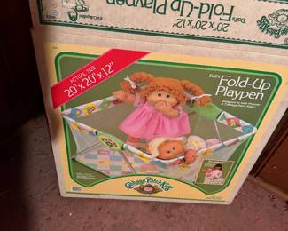 Cabbage Patch Fold Up Playpen.Box