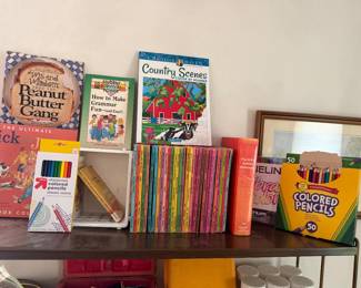 Books, Coloring Pencils
