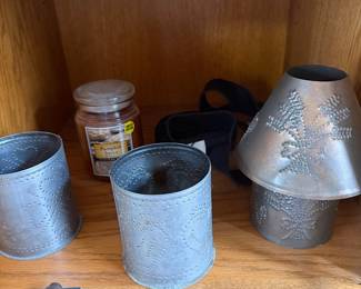 Tin Candle Accessories, Candles,