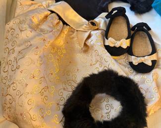 American Girl  Midnight Holly Dress, Fur, Shoes