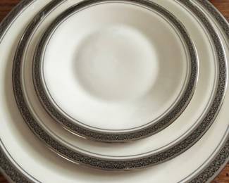 Gorgeous. Black Rim/Ivory, with Black Footed Cups