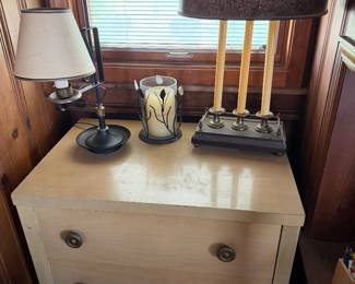 Vintage Candle Stick, Bouillotte Lamps
