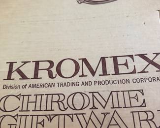 Mid Century Kromex Chrome Giftware