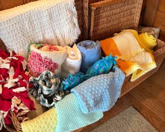 Filled with Afghans, Blankets