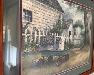 Various NICE Country Prints.Framed
