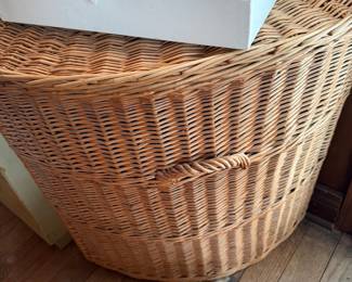 Corner Wicker Hamper