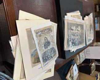 Huge collection Harper's weekly, c.1860