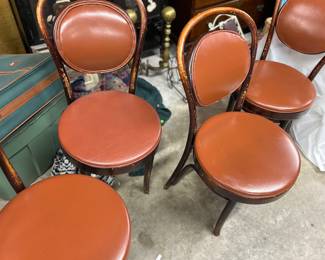 Vintage style Bentwood chairs (set 4)