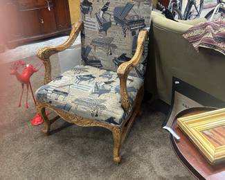 Pair Regence style, recently covered 