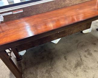 Chinese Chippendale fretwork decorated console table