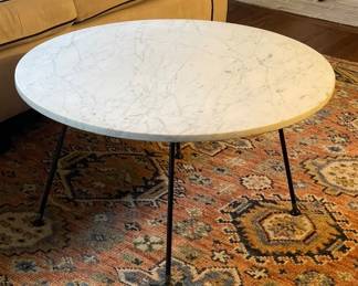 Marble atomic coffee table 36” diameter