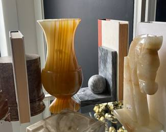 Alabaster and marble