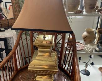 Frederick Cooper brass MCM lamp