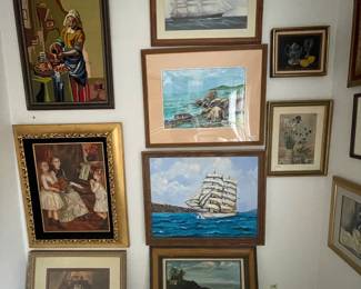 Lots of clipper ships