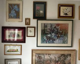 French tapestry, Spring in Bloom