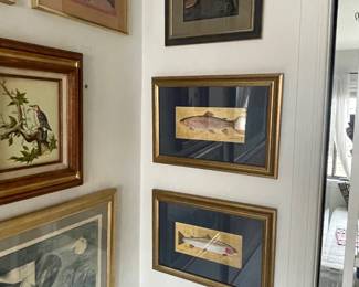 Fish & Bird Original art