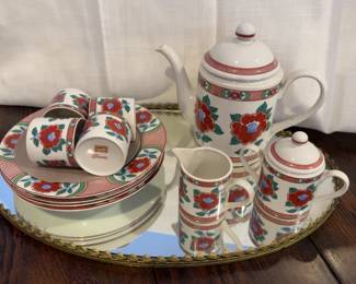 Tiffany & Co. Camellia Porcelain Tea Set