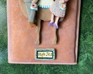 High Tea Ceramic 3D Wall Plaque